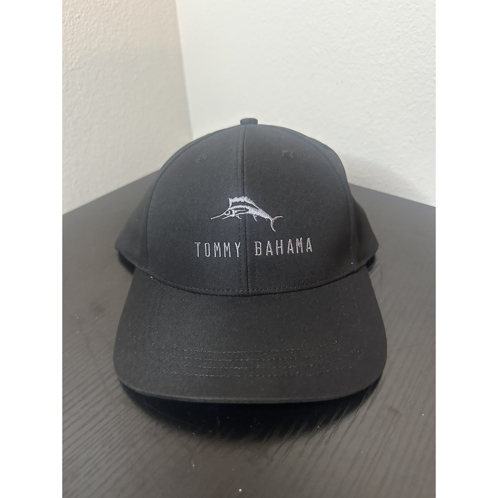 Tommy Bahama Live The Island‎ Life Cap Hat Men's Black One Size Golf Baseball